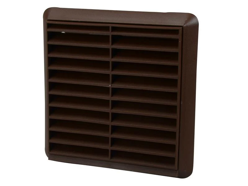 Stadium Louvred Terminal Vent, Brown 100mm