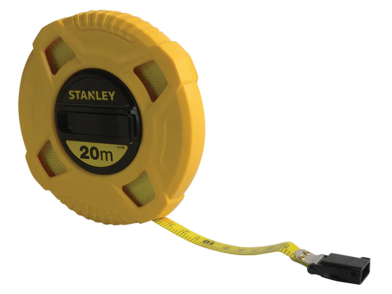 STANLEY® Closed Case Fibreglass Long Tape 20m – Watson Hire