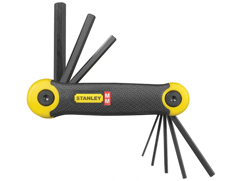 STANLEY® Metric Folding Hexagon Key Set, 8 Piece
