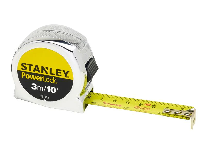STANLEY® PowerLock® Classic Pocket Tape 3m/10ft (Width 19mm) - Image 2