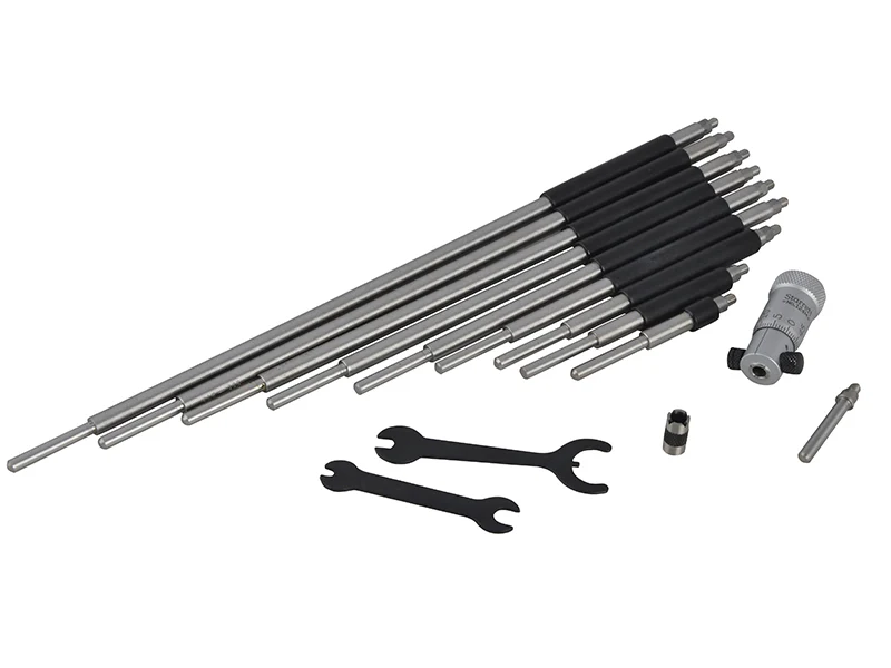 Starrett 124MBZ Inside Micrometer 50-300mm (10 Rod Set) - Image 2