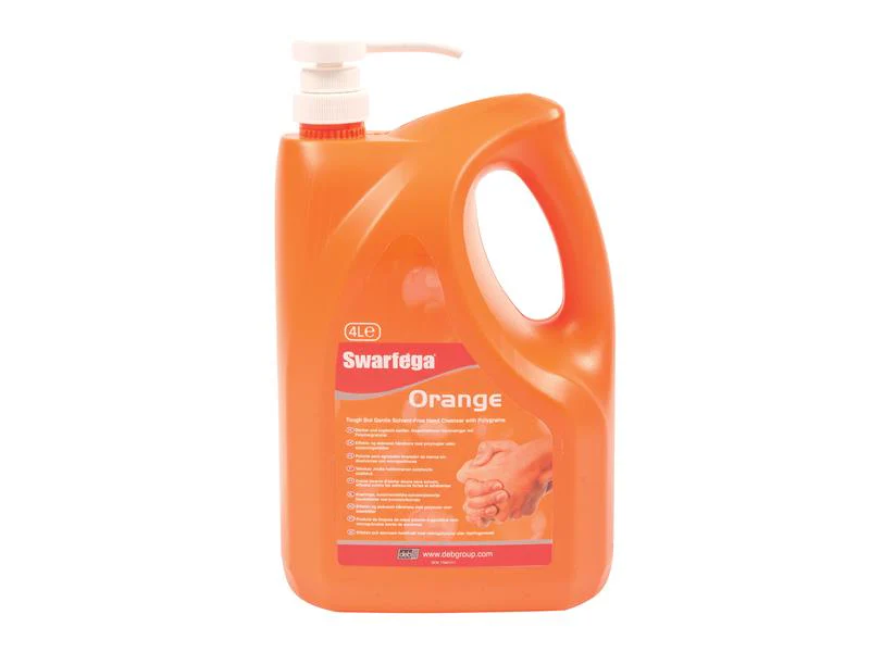 Swarfega® Orange Hand Cleaner Pump Top Bottle 4 litre - Image 2