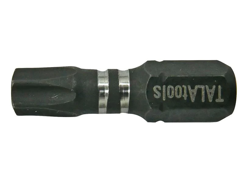 TALAtools Impact Screwdriver Bits TX30 x 25mm (Pack 2)