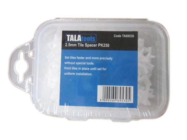TALAtools Tile Spacers 2mm (Pack 250)