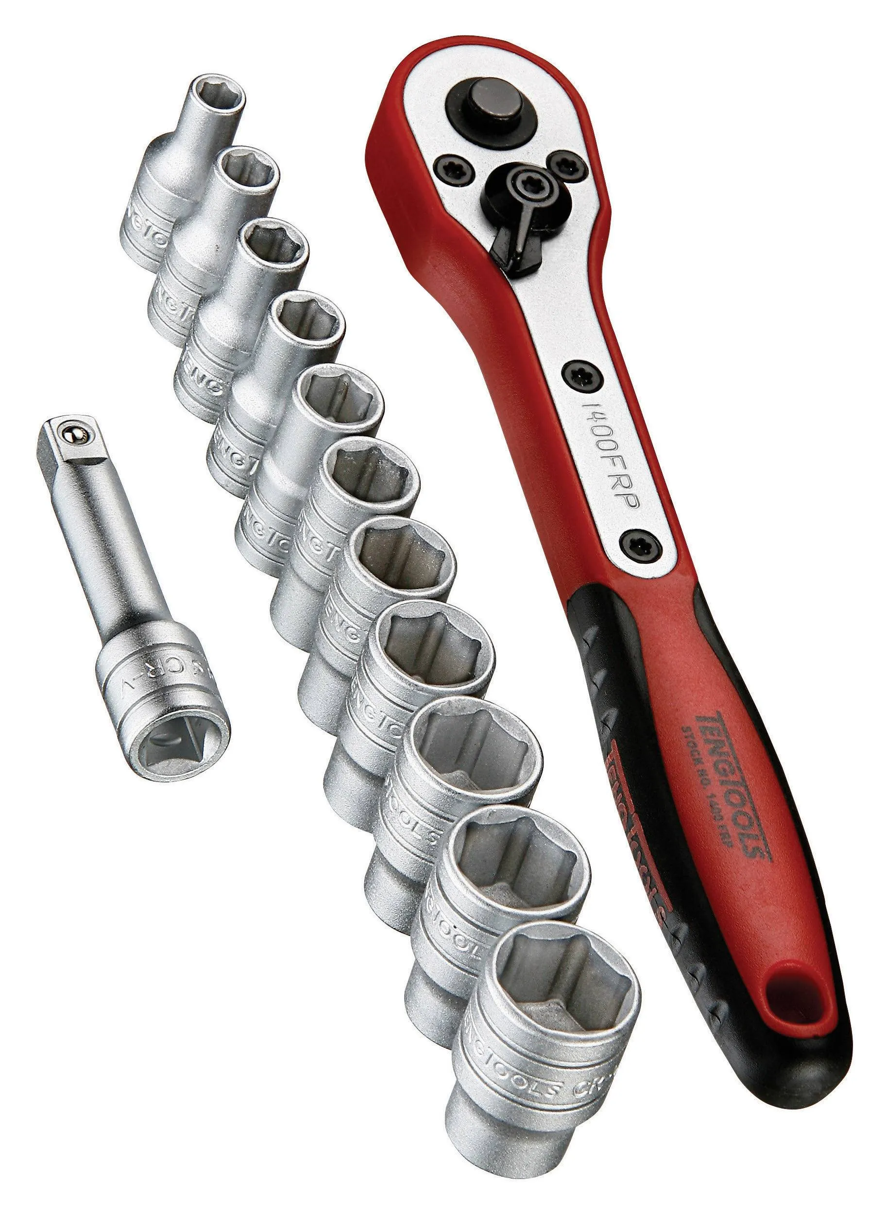 TENG TOOL 1/4" DRIVE MM 13PC SOCKET SET - Image 2