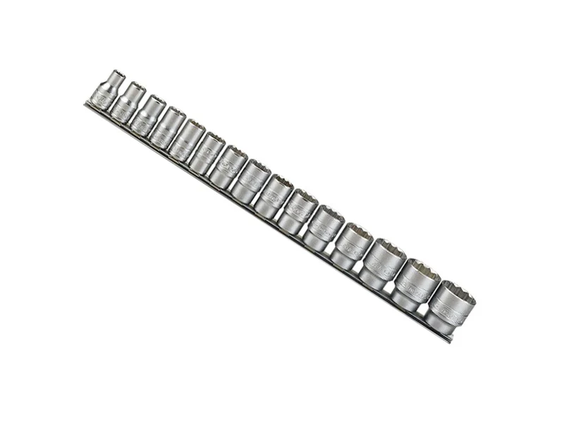 TENG TOOL Socket Set 1/2in Drive MM 15 Pieces