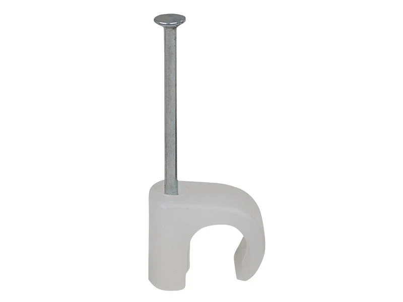 Tillex® Cable Clip Round 5-7 Clear 1.2 x 20mm Box 100