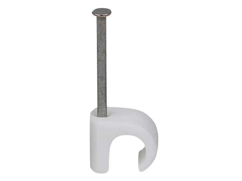 Tillex® Cable Clip Round 7-10 White 1.8 x 30mm Box 100