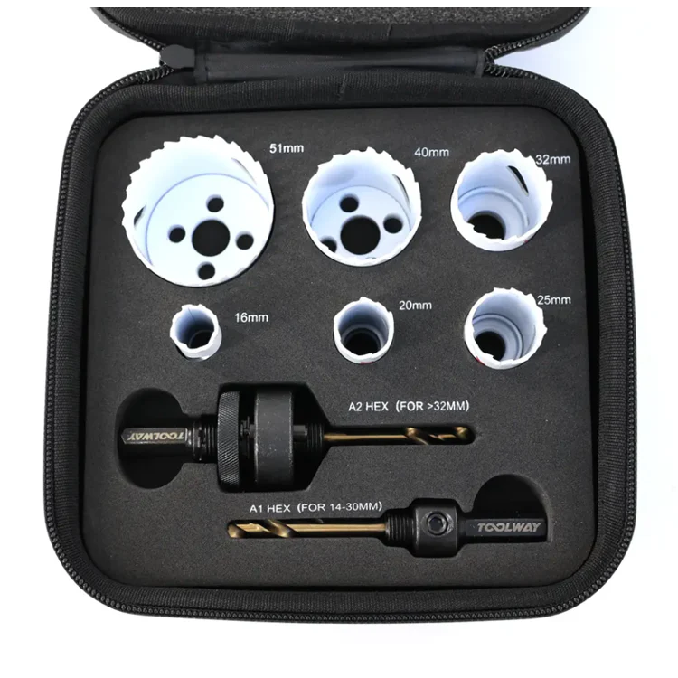 TOOLWAY 8PC COBALT HOLESAW SET - Image 4