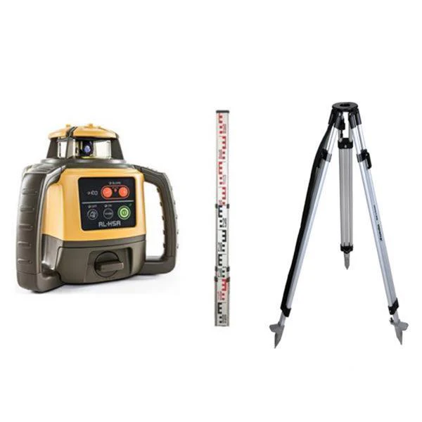 TOPCON RL-H5A ROTARY LASER WITH LS-100 DIGITAL MM RECEIVER AND TRIPOD/STAFF - Image 3
