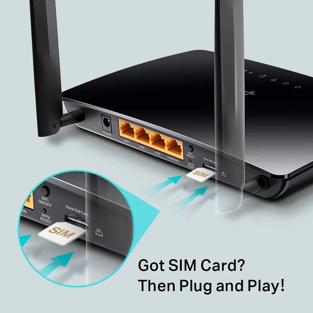 TP LINK AC750 WIRELESS DUAL BAND 4G LTE ROUTER - Image 2