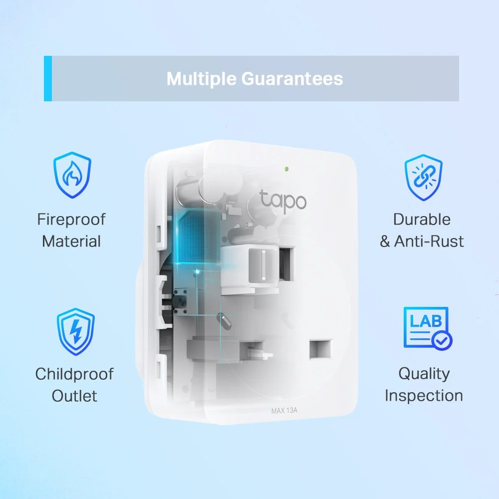 TP LINK MINI 4 PACK SMART WIFI SOCKET ENERGY MONITOR - Image 3