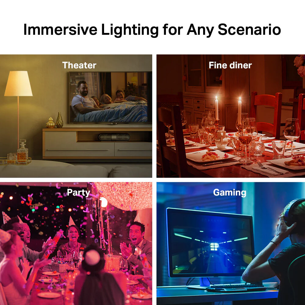 TP LINK SMART WIFI LIGHT BULB MULTICOLOUR E27 - Image 3