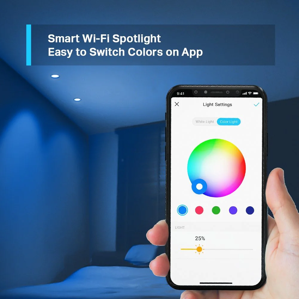 TP LINK SMART WIFI SPOTLIGHT MULTICOLOUR GU10 2 PACK - Image 3