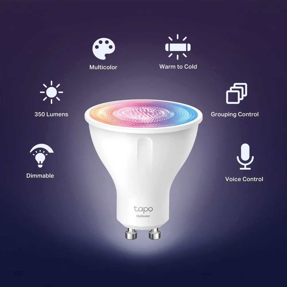 TPL SMART WIFI SPOTLIGHT MULTICOLOUR GU10 - Image 2