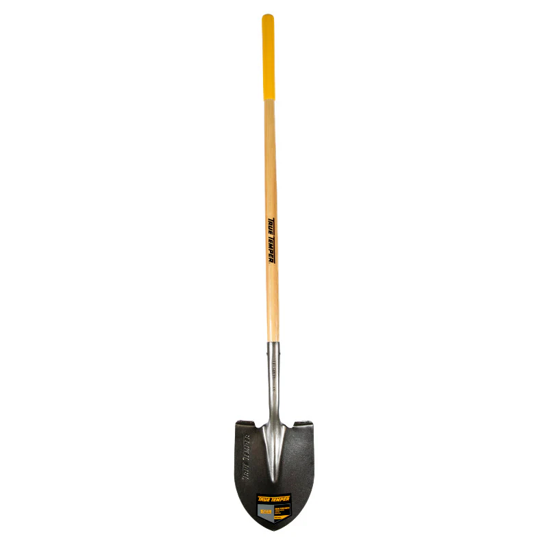 TRUE TEMPER ROUND POINT SHOVEL