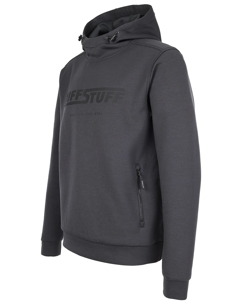 TUFFSTUFF HUDSON HOODIE GREY - Image 3