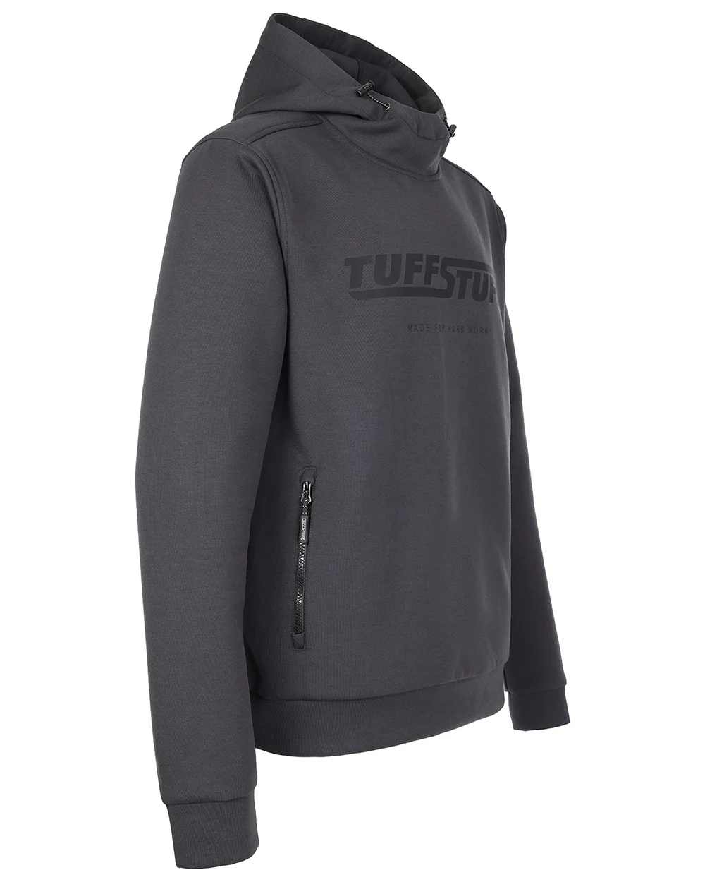 TUFFSTUFF HUDSON HOODIE GREY - Image 4
