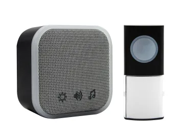 UNI-COM PORTABLE DOOR CHIME BLACK