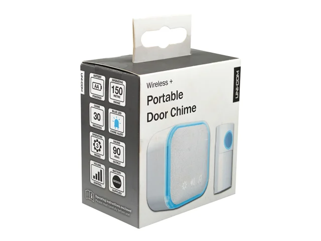 UNI-COM PORTABLE DOOR CHIME-WHITE - Image 2