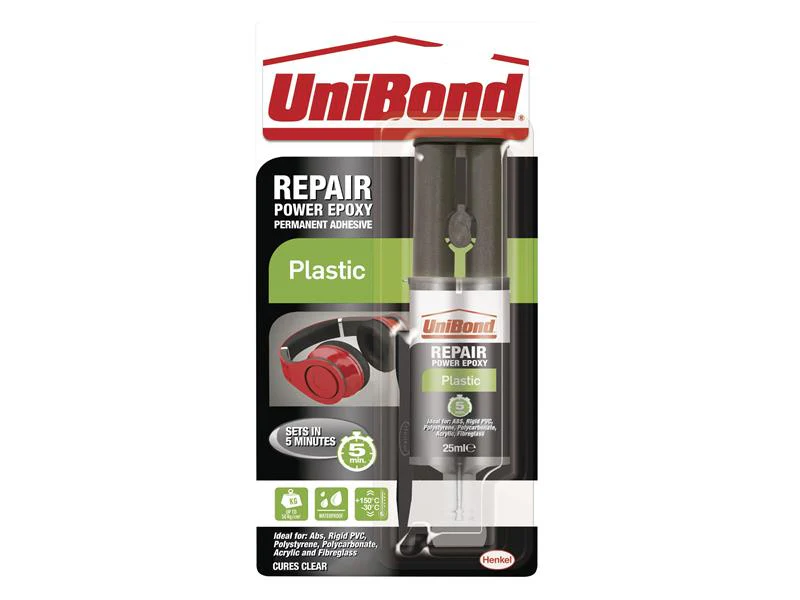 UniBond Repair Power Epoxy Plastic 25ml - Image 2