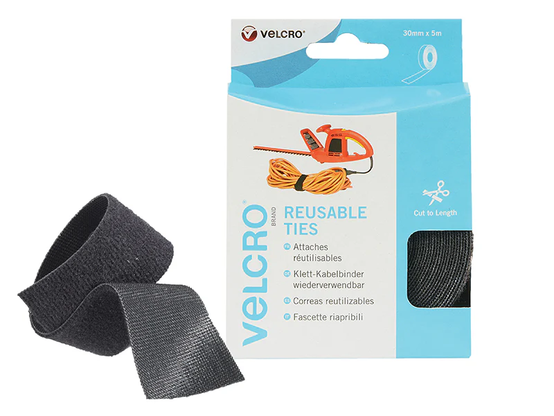 VELCRO® Brand VELCRO® Brand ONE-WRAP® Reusable Ties 30mm x 5m Black - Image 2