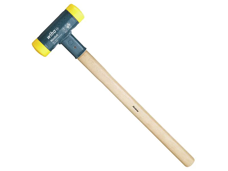 Wiha Soft-Face Dead-Blow Hammer Hickory Handle 436g - Image 2