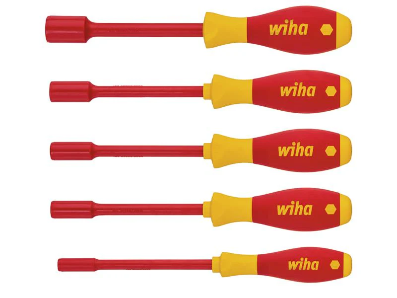 Wiha SoftFinish® electric Hex Nut Driver Set, 6 Piece
